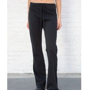 Brandy Melville drawstring leggings sweatpants gray